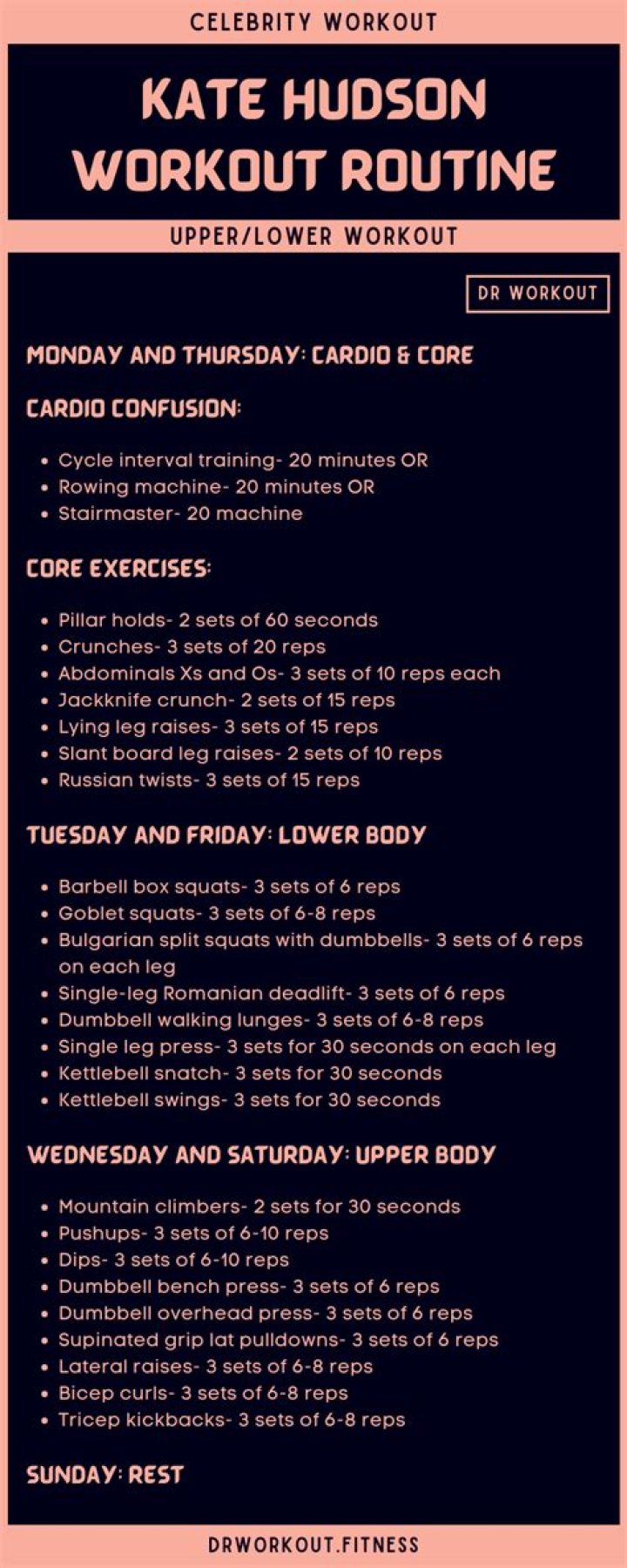 Kate Nash Workout Routine