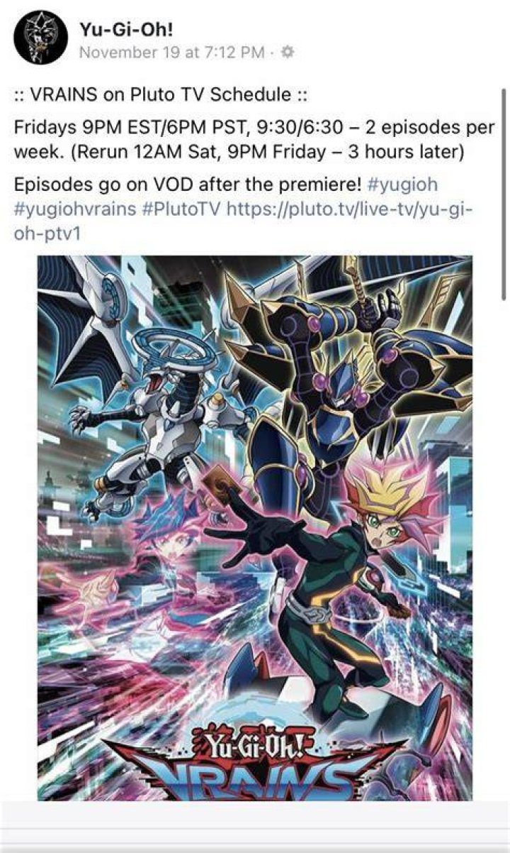 Yu-Gi-Oh! VRAINS (Dubbed) hulu march 2024